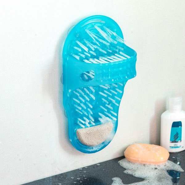 InnovaGoods Exfoliating Shower Shoe-image-4