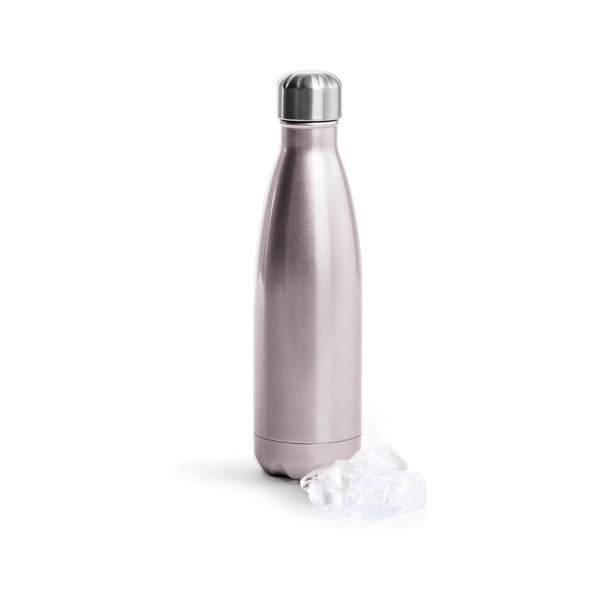 Roza termo steklenička iz nerjavečega jekla Sagaform Hot&Cold, 500 ml-image-1