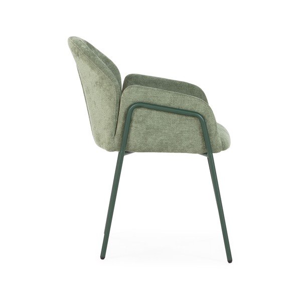 Zeleni oblazinjeni jedilni stoli v kompletu 2 ks Aslin – MOME-image-2