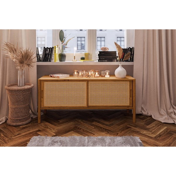 TV omarica iz hrastovega lesa 142x64 cm Pola - The Beds-image-1