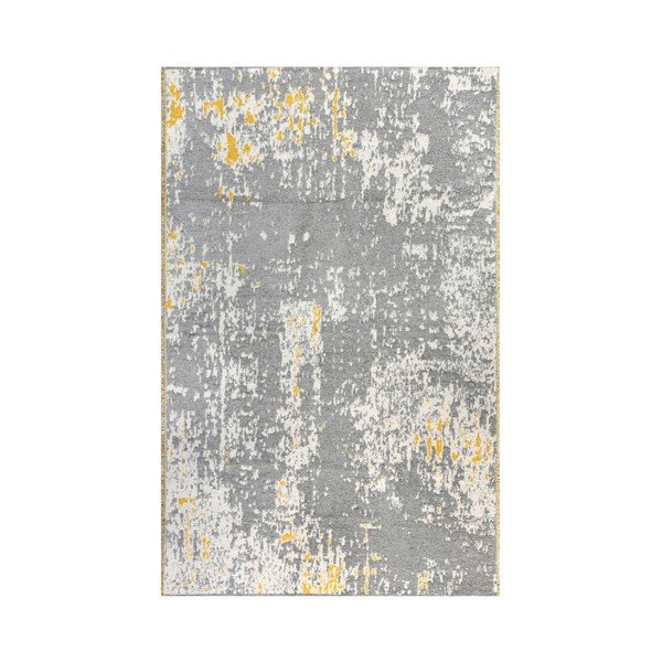 Reverzibilna rumeno-siva preproga Vitaus Manna, 125 x 180 cm