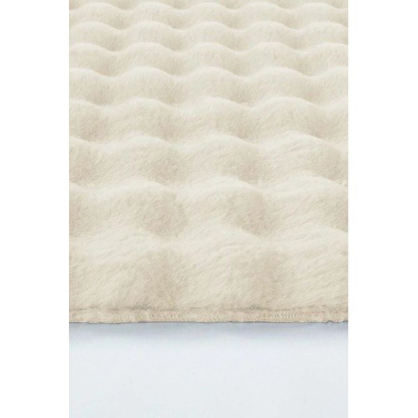 Kremno bele kopalniške preproge v kompletu 3 ks 60x100 cm Powder – Mila Home-image-1