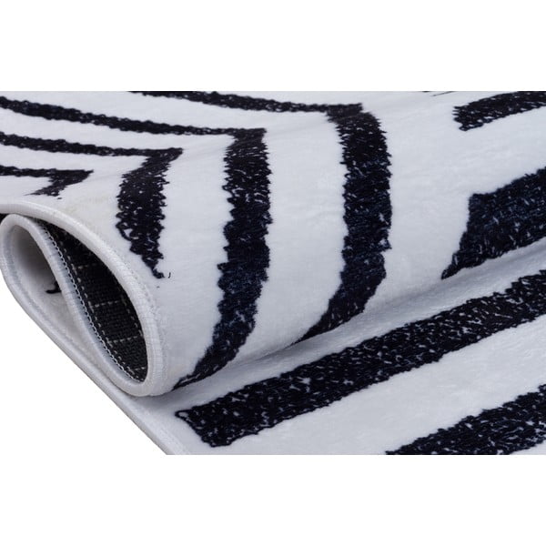 Belo-modra pralna preproga 300x80 cm - Vitaus-image-3