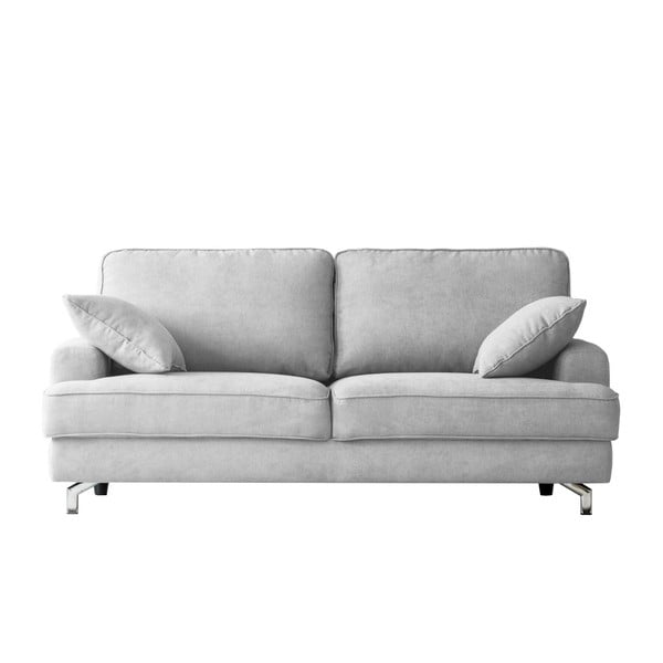 Sivo-bel trisedežni kavč Kooko Home Rumba