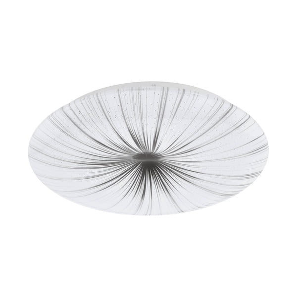 Bela/srebrna LED stropna svetilka NIEVES – EGLO