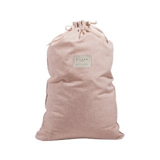 Vreča za perilo z deležem lana Really Nice Things Bag Rose, višina 75 cm