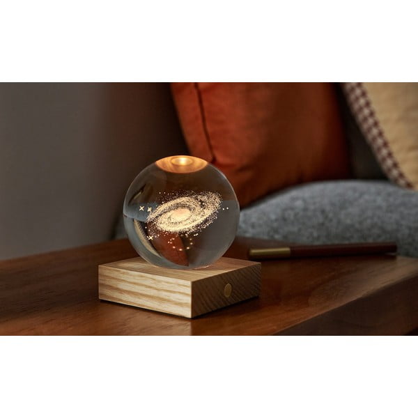 Temno rjava svetlobna dekoracija na USB Amber – Gingko-image-1