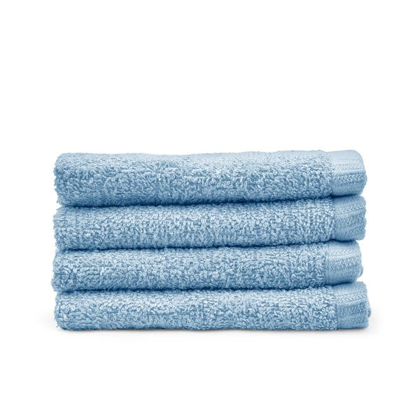 Modre hitro sušeče bombažne brisače v kompletu 4 ks 30x30 cm Quick Dry – Catherine Lansfield
