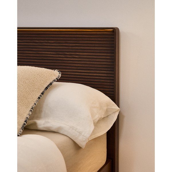 Rjavo vzglavje 192x91 cm Norlen – Kave Home-image-1