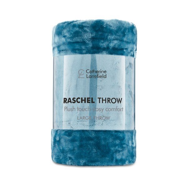 Modra odeja Catherine Lansfield Basic Cuddly, 200 x 150 cm-image-1
