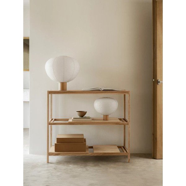 Regal v hrastovem dekorju v naravni barvi 105x92x40 cm Sukoya – Blomus-image-1