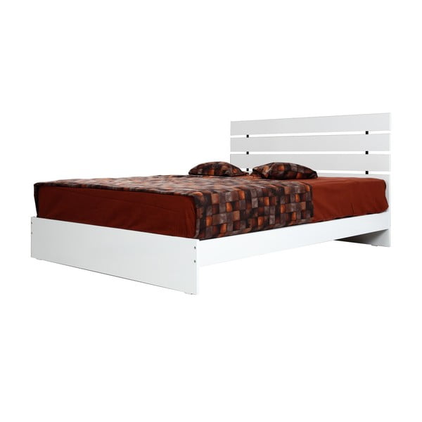 Bela zakonska postelja 180x200 cm Fuga – Kalune Design