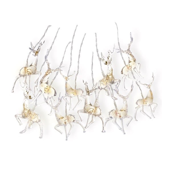 LED svetlobna veriga v obliki severnega jelena DecoKing Deer, 10 luči, dolžina 1,65 m-image-2