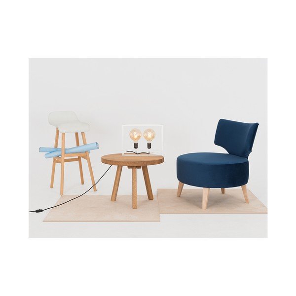 Temno modra oblika po meri Flippin Armchair-image-4