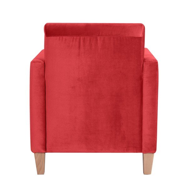 Rdeč fotelj Max Winzer Milla Velvet-image-2