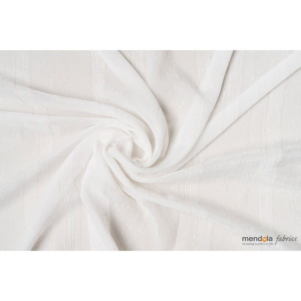 Bež prosojna zavesa 400x260 cm Leah – Mendola Fabrics