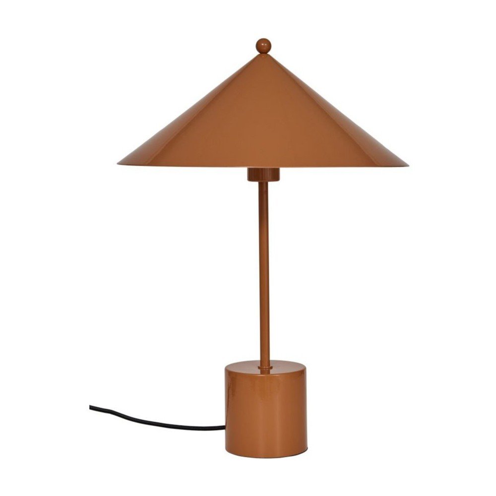Rjava kovinska namizna svetilka (višina 50 cm) Kasa