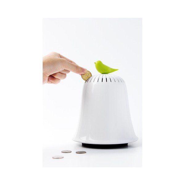 Bela in zelena denarnica Qualy&CO Saved The Bell-image-2
