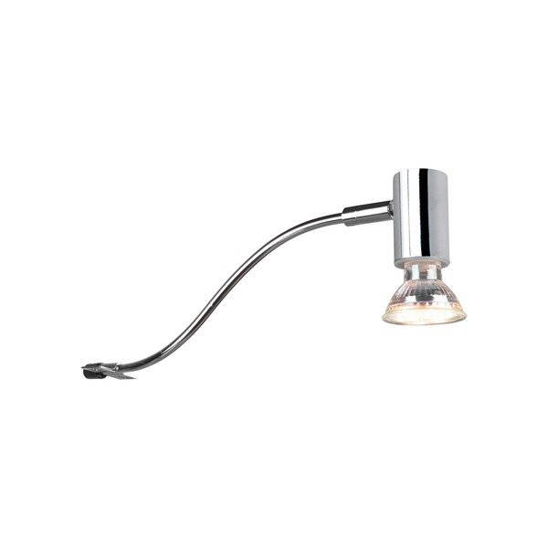 Stenska svetilka v svetlečem srebrnem odtenku (dolžina 34 cm) Giada - Trio-image-1