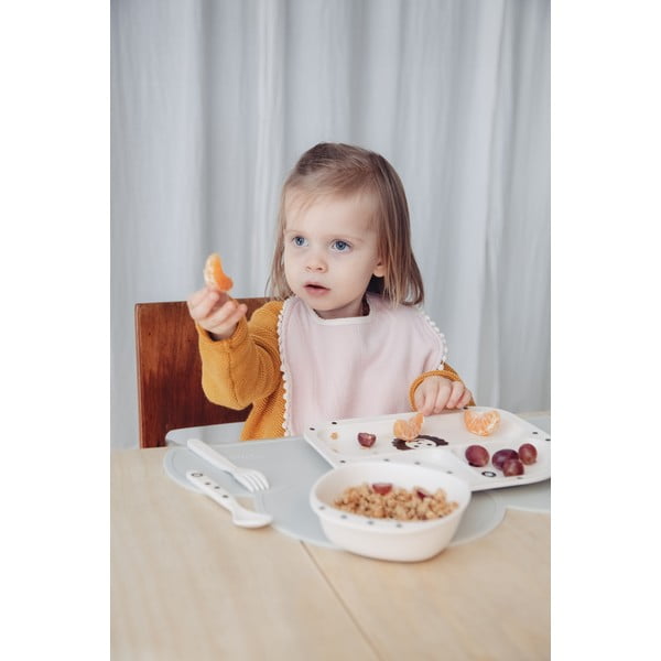 Roza muslinski slinček Kindsgut London-image-1