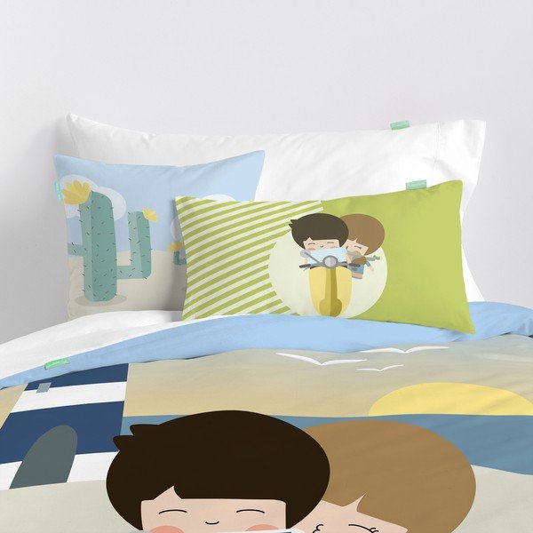 Vzglavnik iz čistega bombaža Happynois Summer Time, 50 x 30 cm-image-1