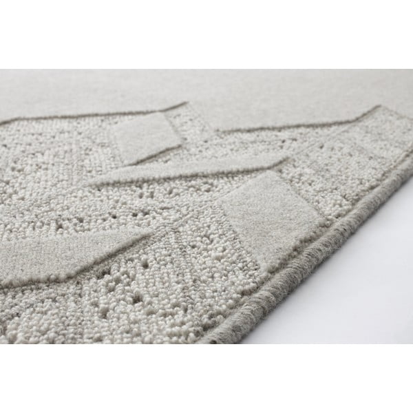 Svetlo siva volnena preproga 120x180 cm Credo – Agnella-image-2