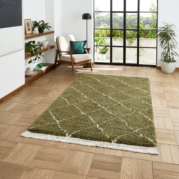 Zelena preproga 80x150 cm Boho – Think Rugs-image-1