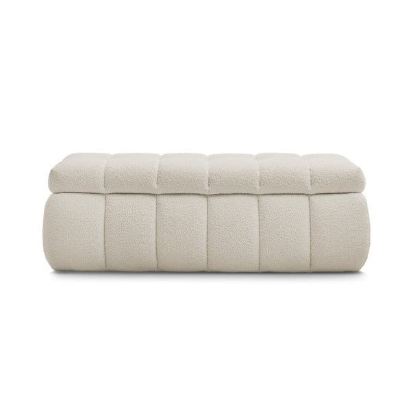 Bež klop iz tkanine bouclé Mont Blanc – Bobochic Paris-image-2