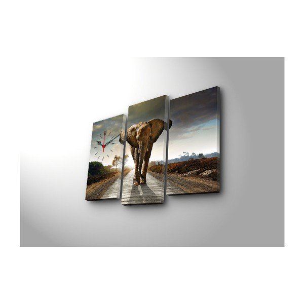 Stenska ura Slon, 66 x 45 cm-image-1
