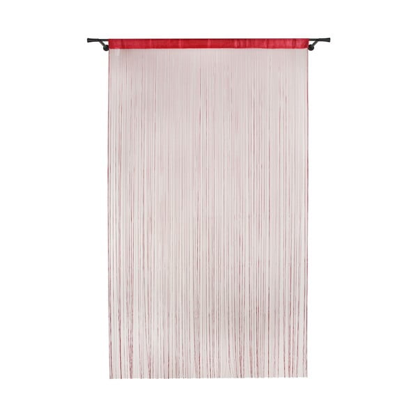 Bordo rdeča prosojna zavesa 140x285 cm String – Mendola Fabrics