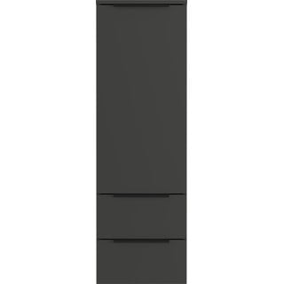 Antracitno siva visoka stenska kopalniška omarica 36x111 cm Crandon – Germania