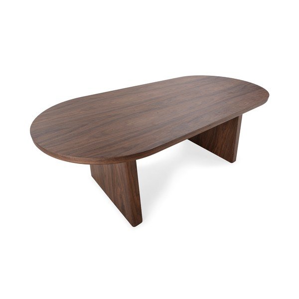 Jedilna miza v orehovem dekorju 100x200 cm Blair – MOME-image-3