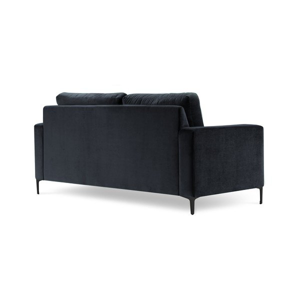Temno modra žametna zofa Kooko Home Harmony, 158 cm-image-3