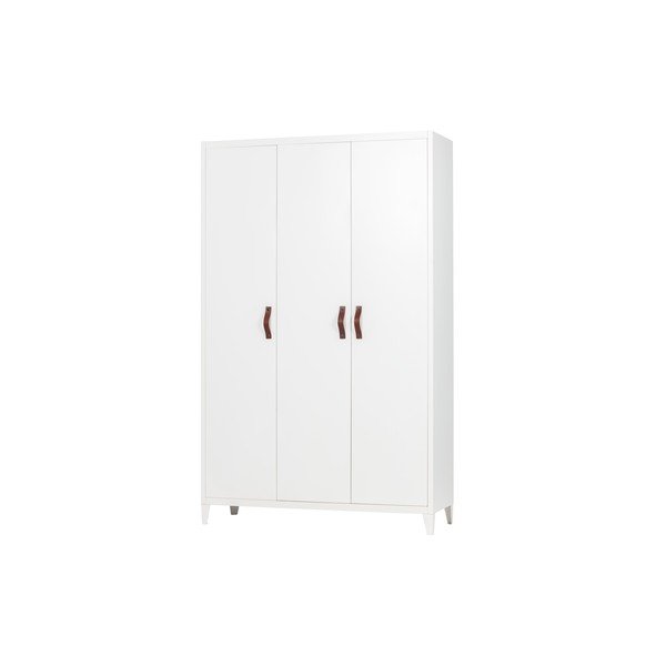 Bela garderobna omara WOOOD Brock, širina 120 cm-image-1