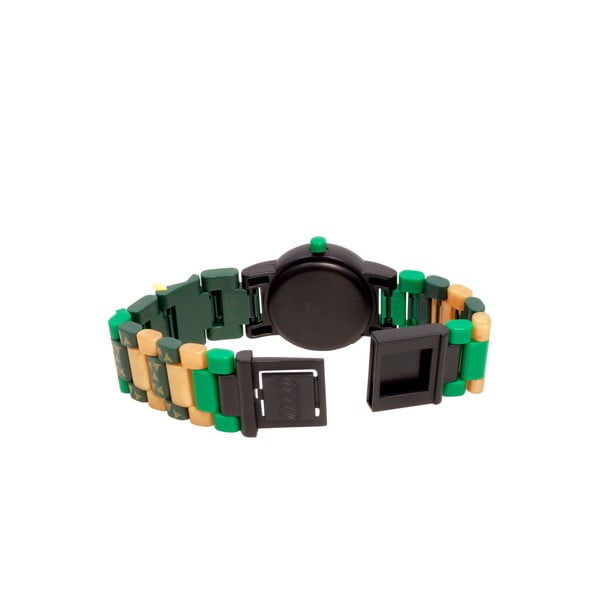 Zelena ročna ura z zložljivim pasom in minifigurico LEGO® NINJAGO Lloyd-image-3