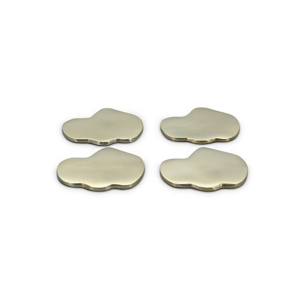 Kovinski podstavki za kozarce v kompletu 4 ks v zlati barvi Charm – S|P Collection-image-3