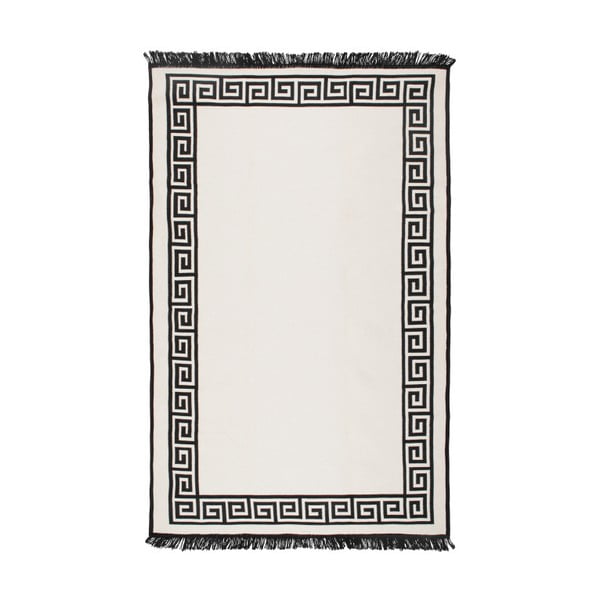 Bež in črna dvostranska preproga Justed, 80 x 150 cm-image-3