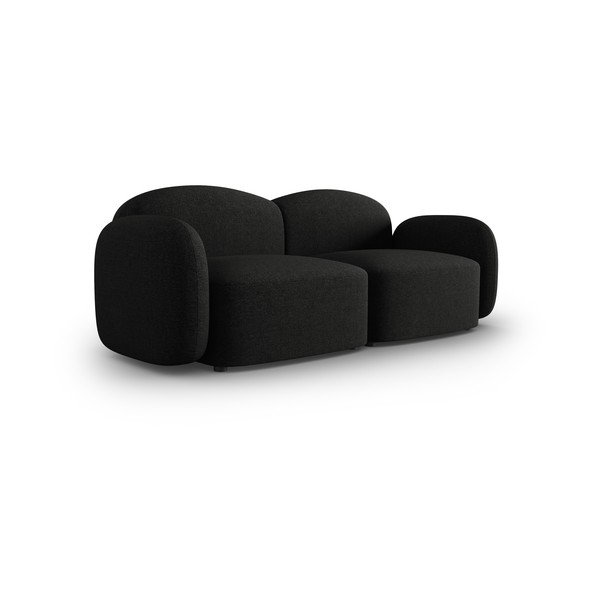 Črna sedežna garnitura 194 cm Blair – Micadoni Home-image-2