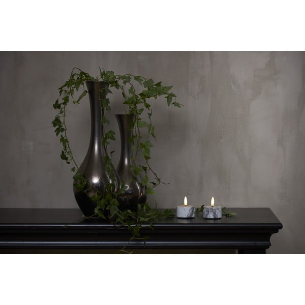 LED sveče v kompletu 2 ks (višina 6 cm) Flamme Marble – Star Trading-image-3