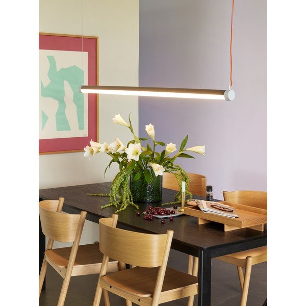 Siva LED zatemnitvena viseča svetilka Interplay – Hübsch-image-1