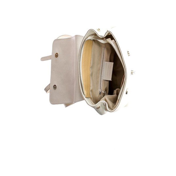 Beige Ženski usnjeni nahrbtnik Sofia Cardoni-image-3