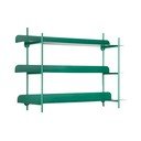 Zelena večnivojska kovinska polica 60 cm Cool Retro – PT LIVING