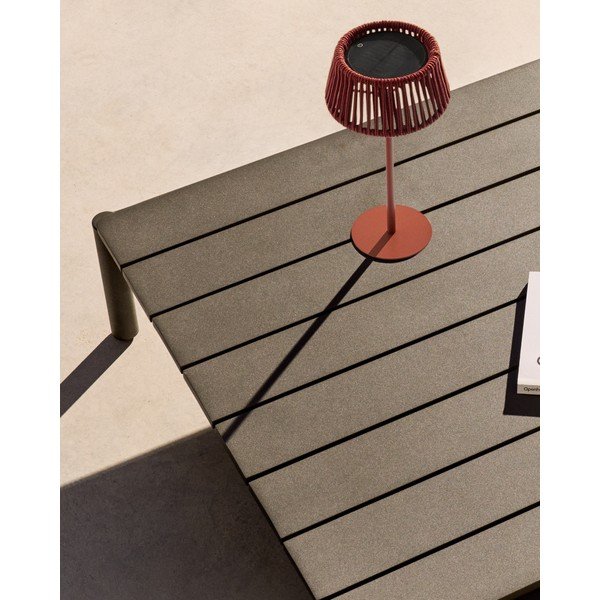 LED namizna/prenosljiva zunanja svetilka s solarnim panelom ø 11 cm Aldet – Kave Home-image-2