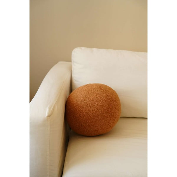 Okrasna blazina iz tkanine bouclé ø 25 cm Top – Mioli Decor-image-4