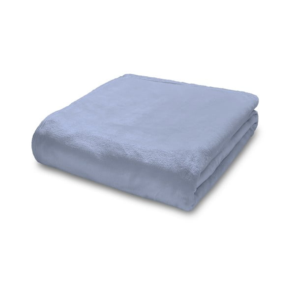 Svetlo modra odeja iz mikropliša 130x170 cm Raschel Velvet – Catherine Lansfield