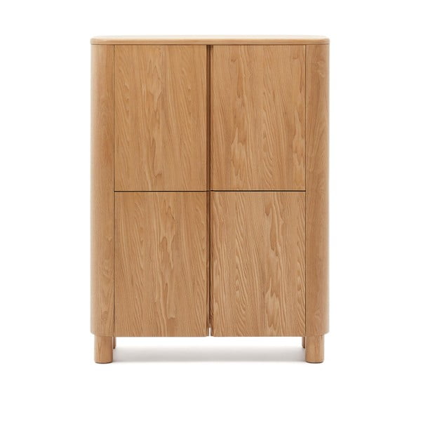 Omarica v jesenovem dekorju v naravni barvi 100x134x40 cm Salaya – Kave Home