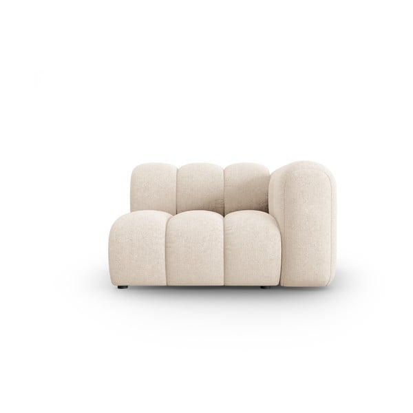 Kremno bel modul za sedežno garnituro (desni kot) Lupine – Micadoni Home