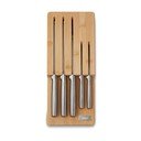 Komplet nožev s stojalom 5 ks iz nerjavečega jekla Elevate Bamboo – Joseph Joseph