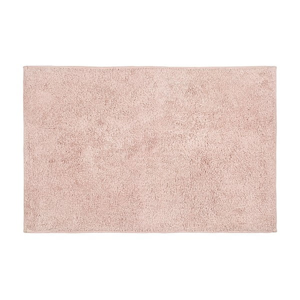 Rožnata bombažna kopalniška preproga Wenko Ono, 50 x 80 cm