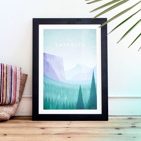 Plakat Travelposter Yosemite, 30 x 40 cm-image-1